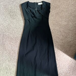 Tatyana Bettie Page Retro Black Midi Dress